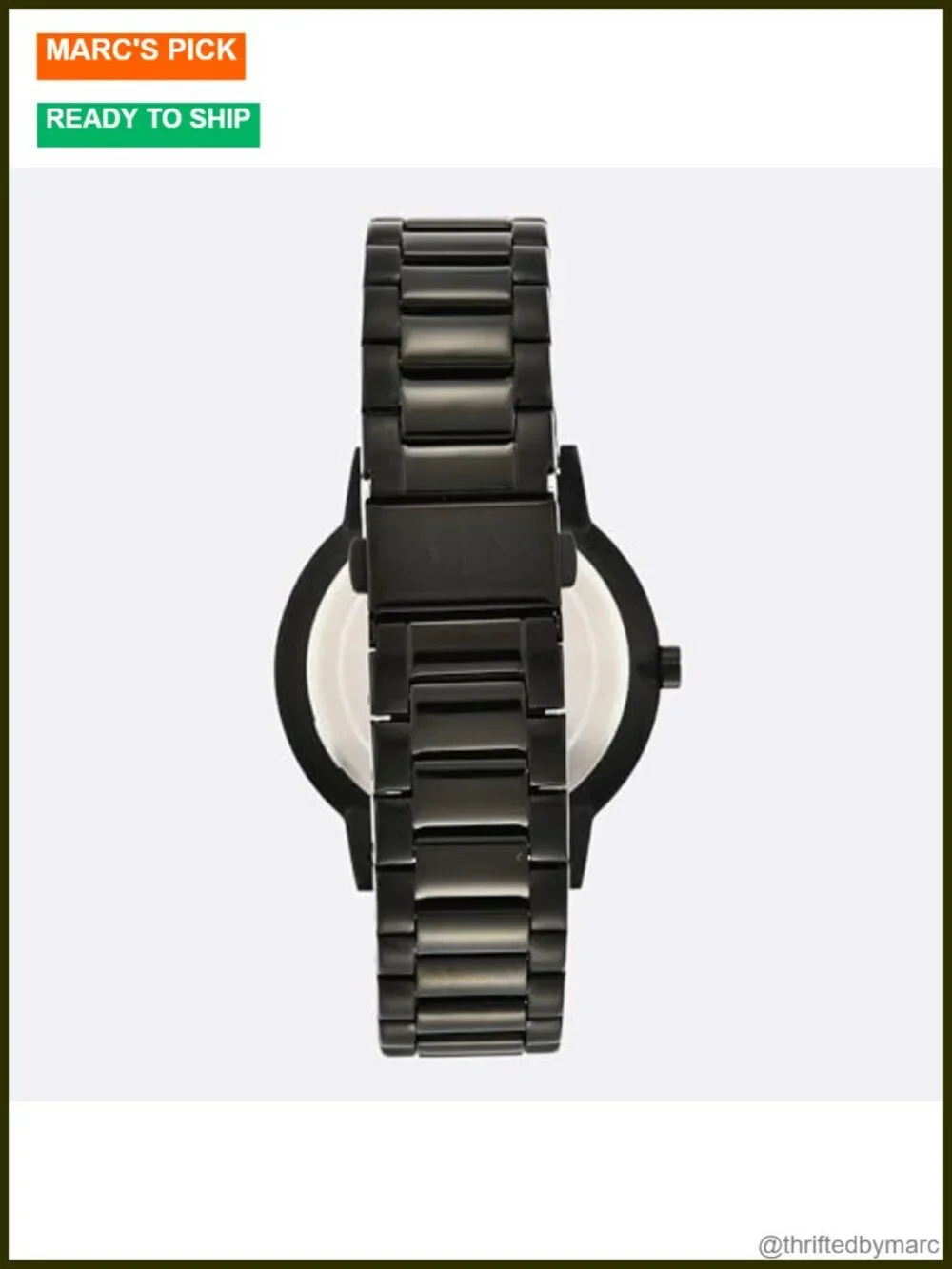 Men's Quartz Watch with Stainless Steel Bracelet, Three-Hand Movement